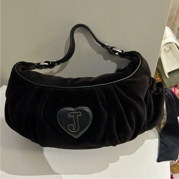 COPY - Juicy Couture Black Handbag with Silver Crown - Picture 3 of 8